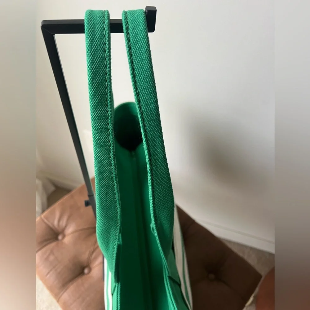 Kate Spade Jett Canvas LARGE Tote in Green Bean Multi #KB695 NWOT - Picture 5 of 14